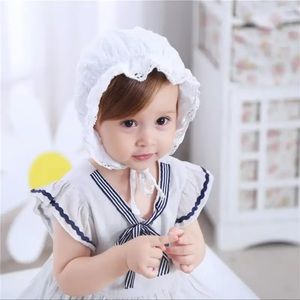 Adorable Lace-Edged Sun Hat for Baby Girls Perfect for Summer Outdoor Protection